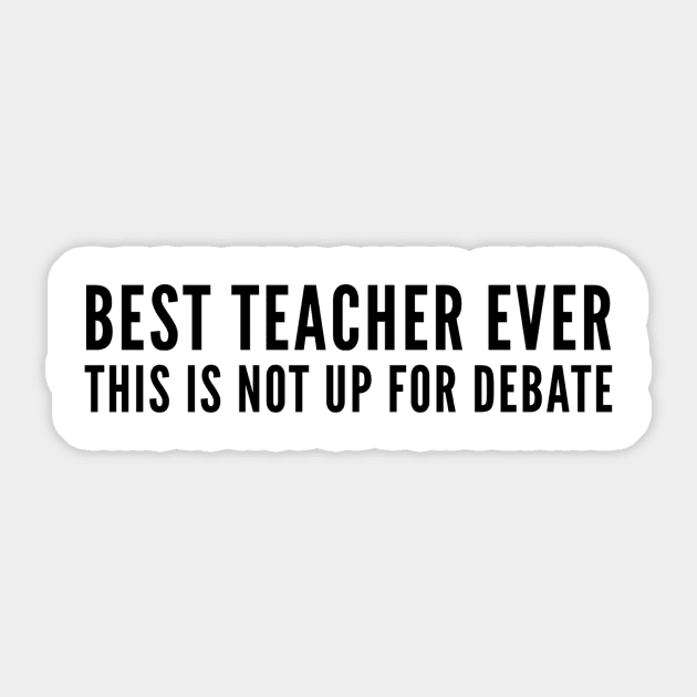 teacher Sticker by Pinkfeathers